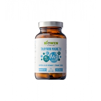 Taurynian Magnezu z B6 100 kaps Biowen